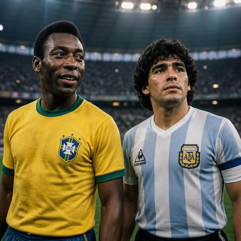Srovnání legend: Pelé versus Maradona