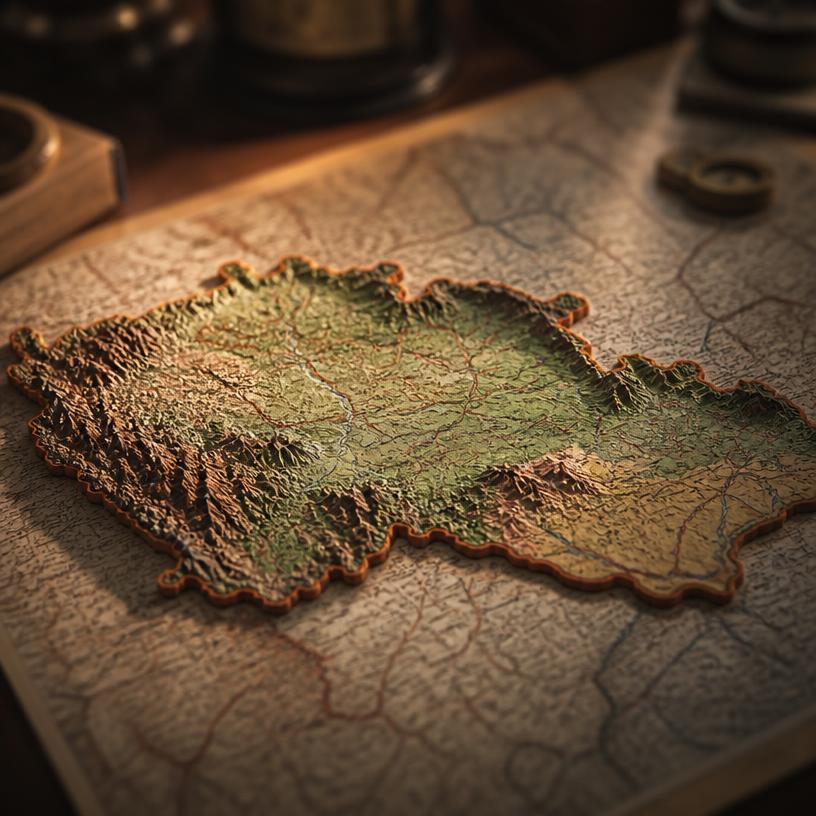 Jak vypadá mapa tvého oblíbeného státu?