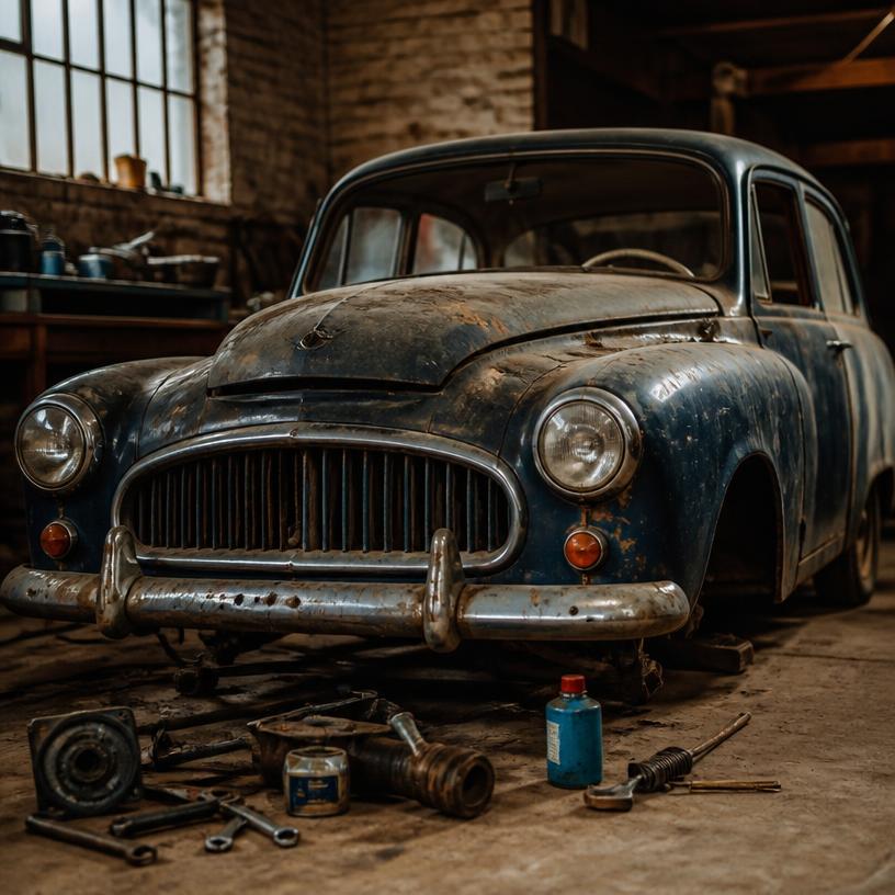 Stylové retro auto:dokážeš ho obnovit?