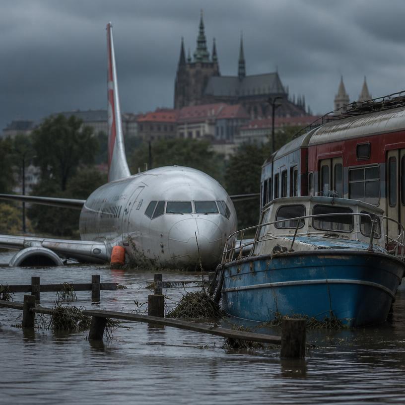 Vlaky, lodě a letadla v pasti