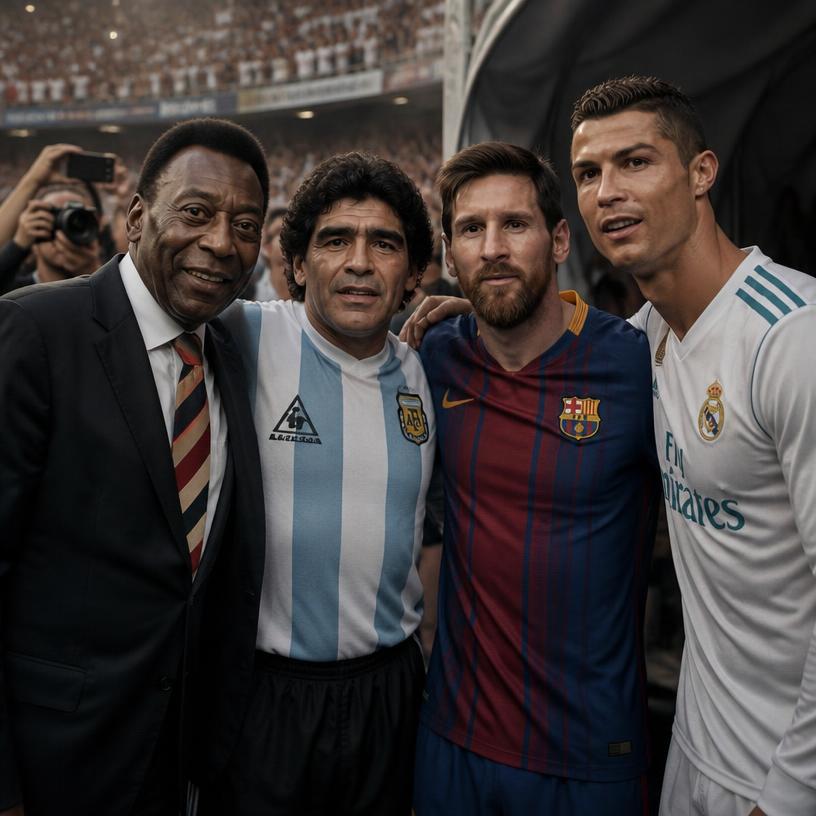 Pelé, Maradona, Messi nebo Ronaldo? Fotbalové legendy v hlavní roli!