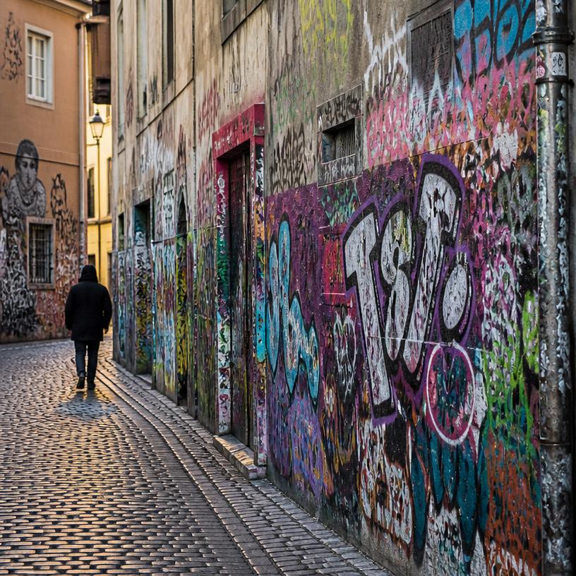 Street art, co dráždí města: barvy, nápisy a průšvihy na zdech