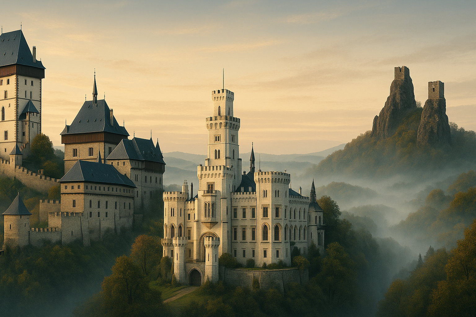 Hrady a zámky České republiky